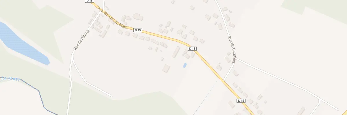 Plan du 55 Rue du Pont du Matz à Machemont