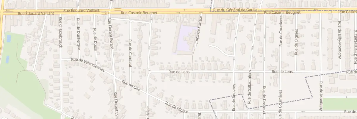 Plan du 60 Rue de Lens à Sallaumines