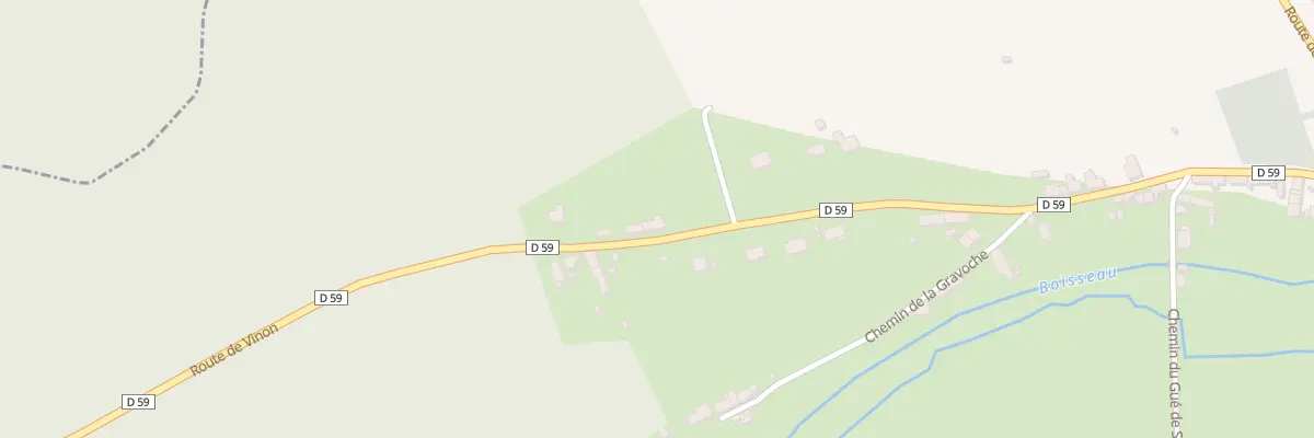Plan du 14 Rte de Vinon à Saint-Bouize