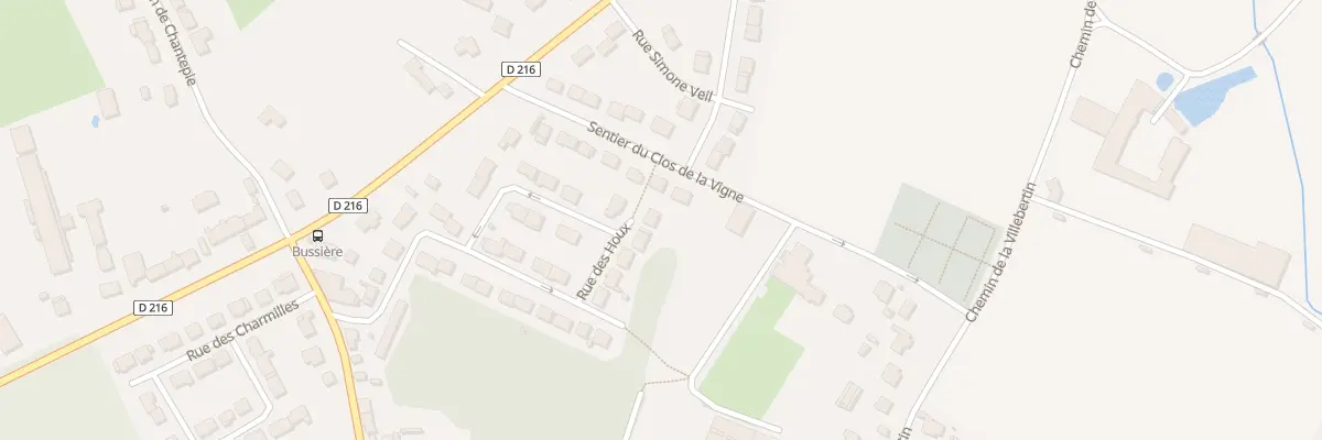 Plan du 159 Rue des Houx à La Houssaye-en-Brie