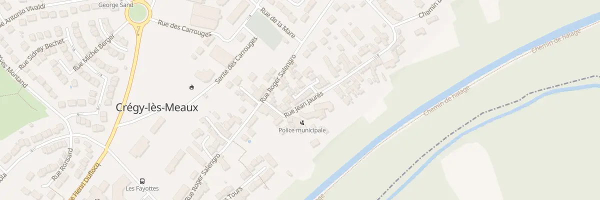 Plan du 15B Rue Jean Jaurés à Crégy-lès-Meaux