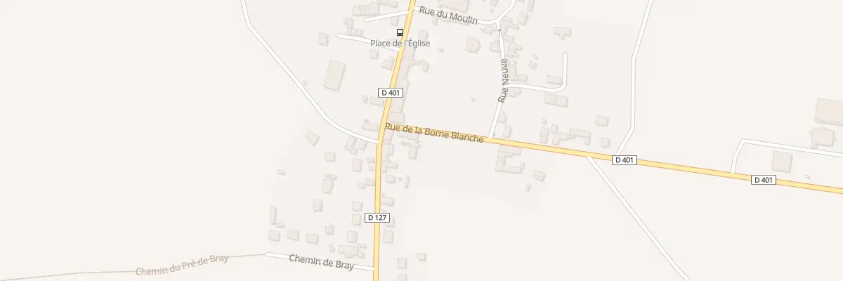 Plan du 4 Rue de la Borne Blanche à Marcilly