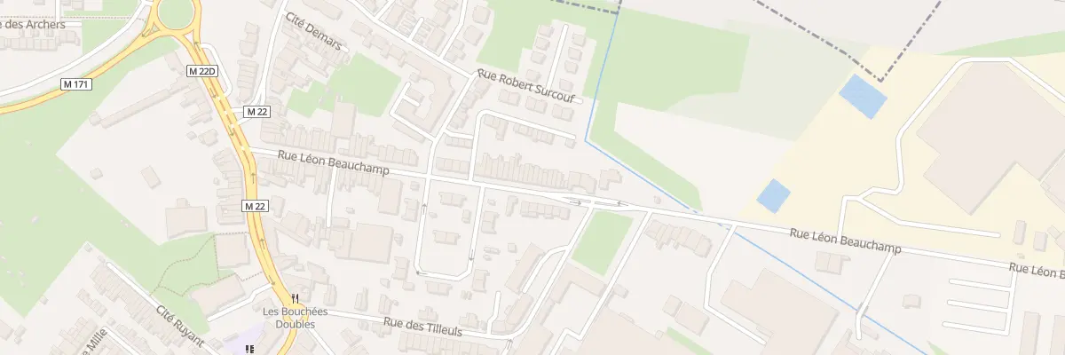 Plan du 204 Rue Léon Beauchamp à La Chapelle-d’Armentières