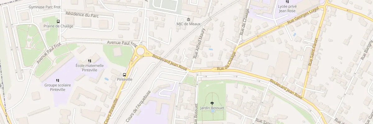Plan du 1 Rue Alfred Maury à Meaux