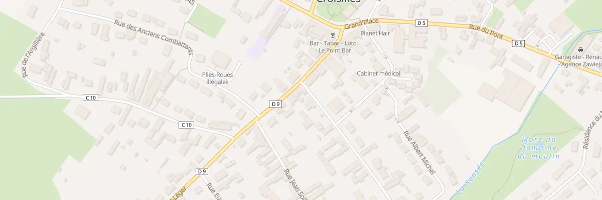 Plan du 11 Rue de Saint-léger à Croisilles