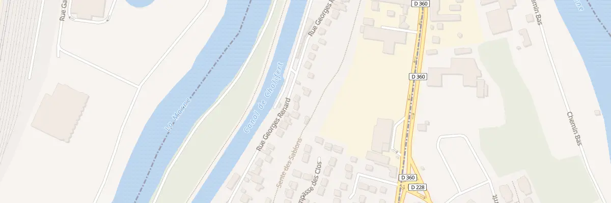 Plan du 43B Rue Georges Renard à Meaux