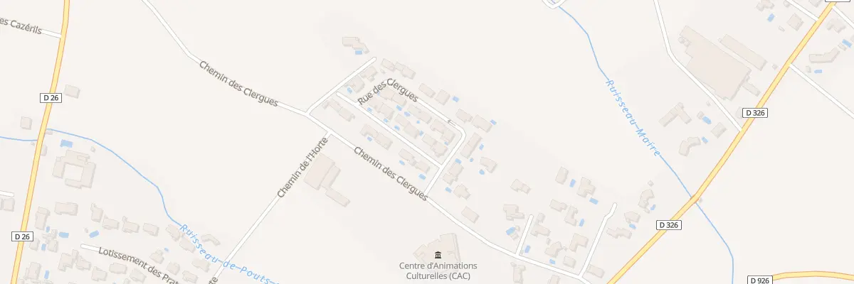 Plan du 21 Rue des Clergues à Ginestas