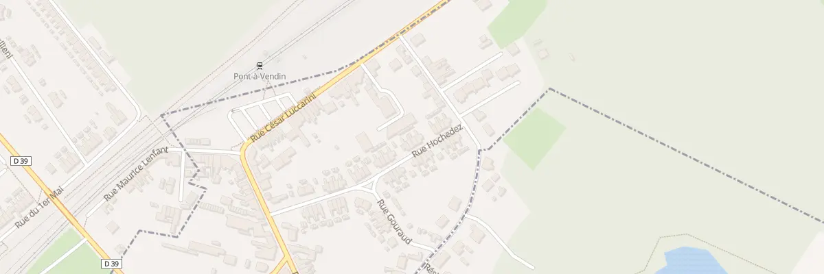 Plan du 35 Rue Hochedez à Pont-à-Vendin