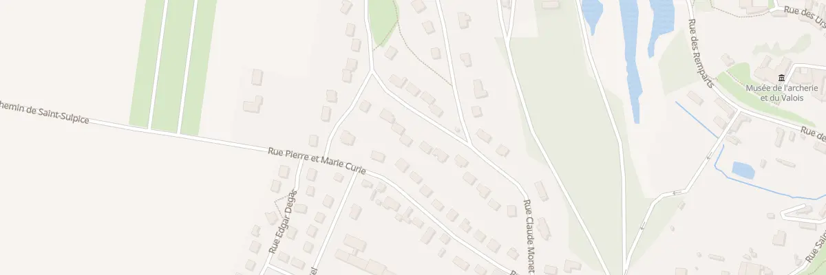 Plan du 15 Rue Claude Monet à Crépy-en-Valois
