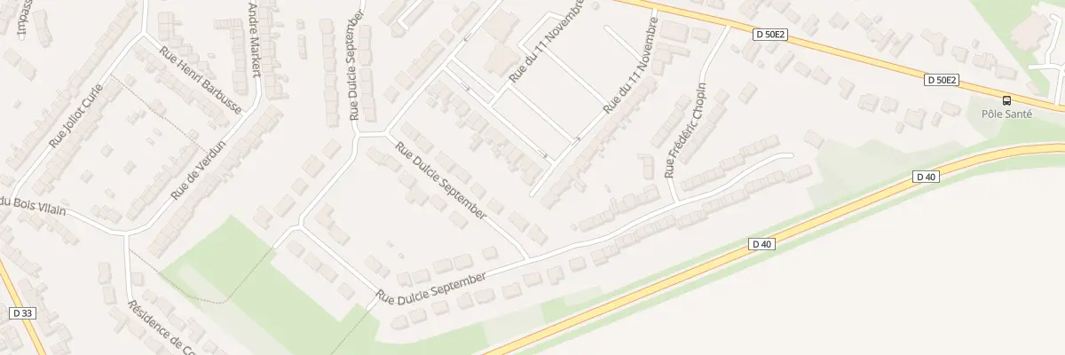 Plan du 42 Rue du 11 Novembre à Méricourt