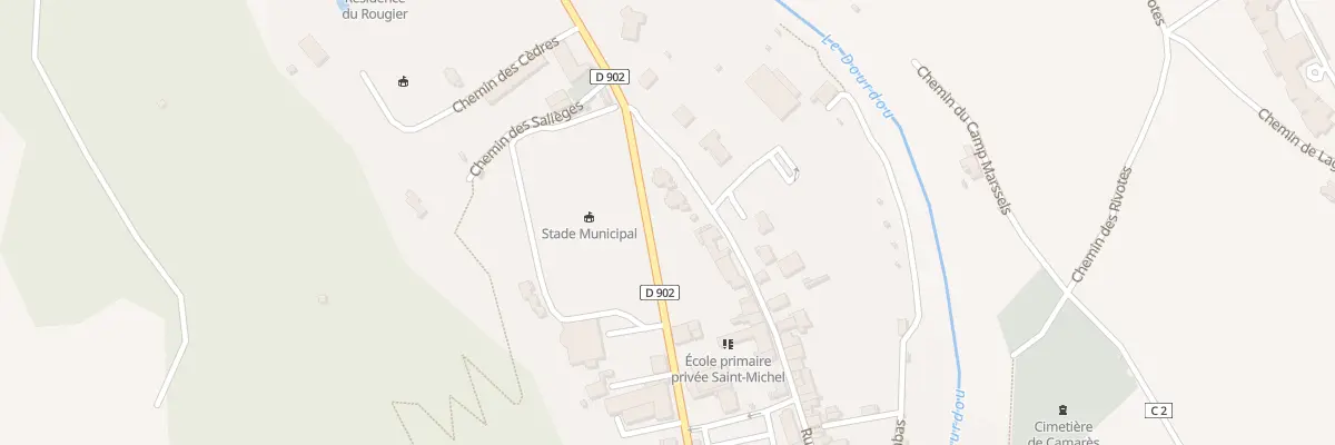 Plan du 37 Rue du Barry à Camarès