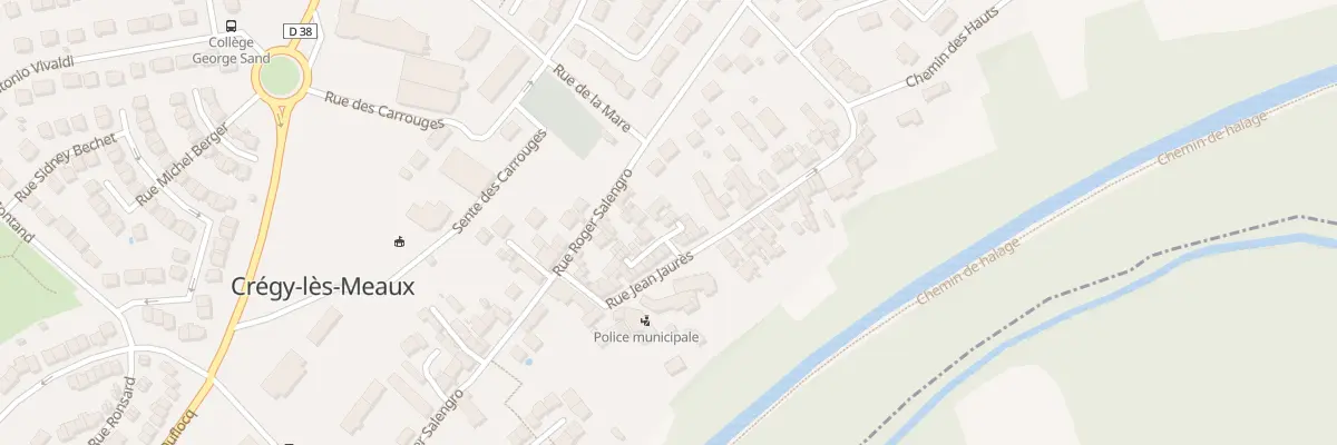 Plan du 31 Rue Jean Jaurés à Crégy-lès-Meaux
