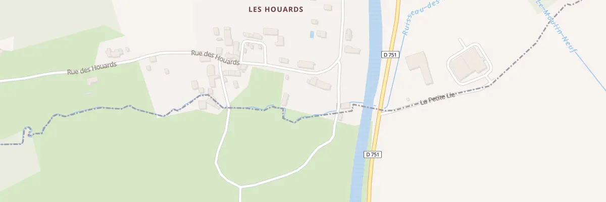 Plan du 15 Rue des Houards à Léré