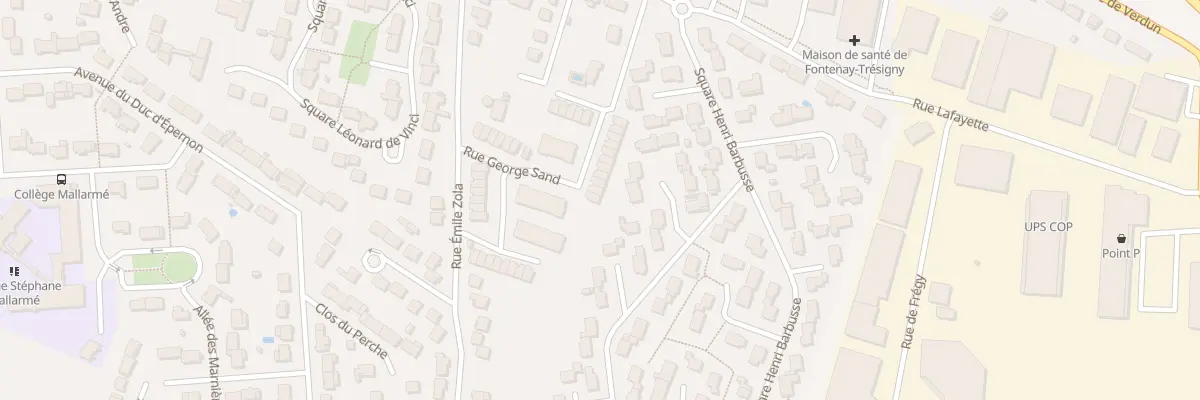 Plan du 2 Rue George Sand à Fontenay-Trésigny