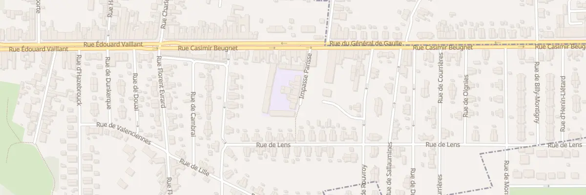 Plan du 80 Imp Parisse à Sallaumines