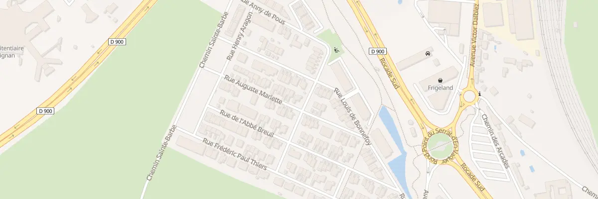 Plan du 18 Rue Auguste Mariette à Perpignan