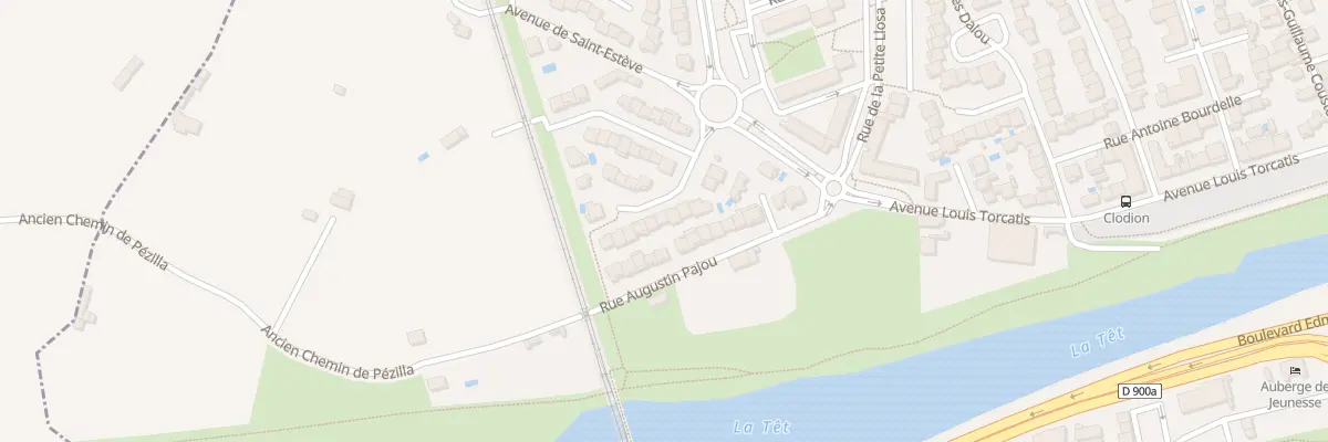 Plan du 11 Rue Jean-Jacques Pradier à Perpignan