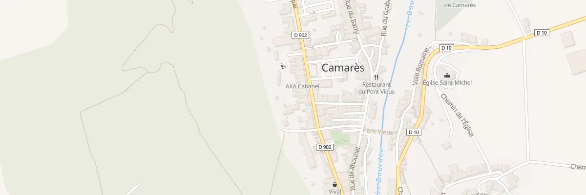 Plan du 25 Grand’Rue à Camarès