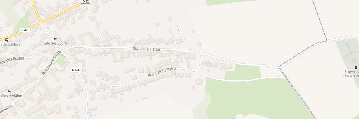 Plan du 25 Rue de la Herse à Fampoux