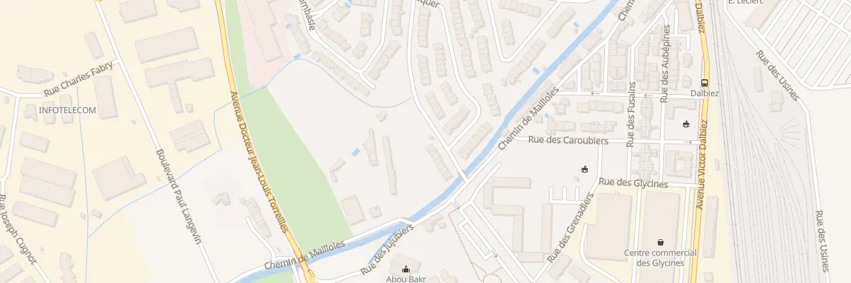 Plan du 9 Rue Fernand Vaquer à Perpignan