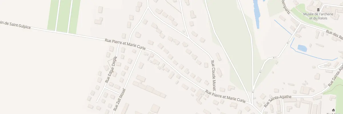 Plan du 18 Rue Pierre Marie Curie à Crépy-en-Valois