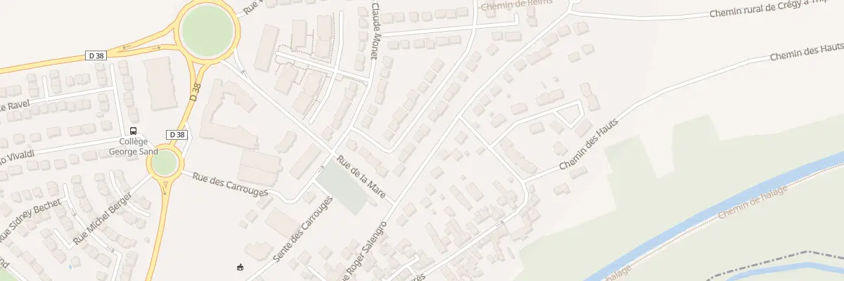 Plan du 25 Rue Camille Claudel à Crégy-lès-Meaux