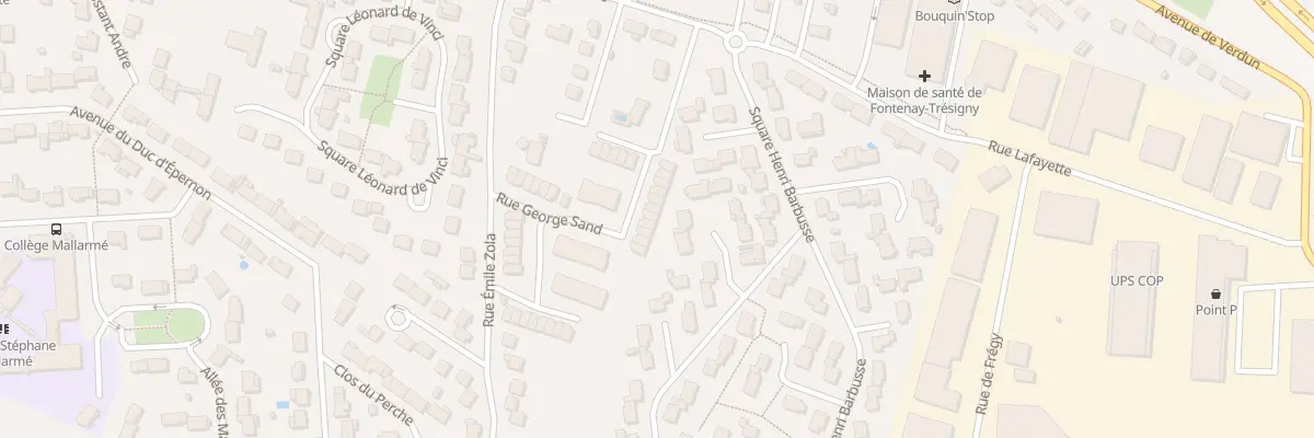 Plan du 10 Rue George Sand à Fontenay-Trésigny