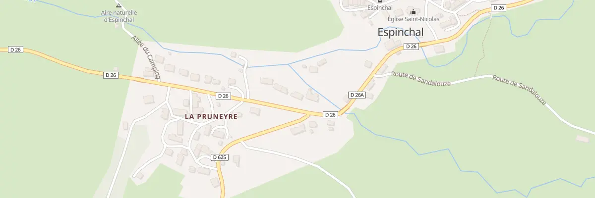 Plan du 5083 Espinchal à Espinchal