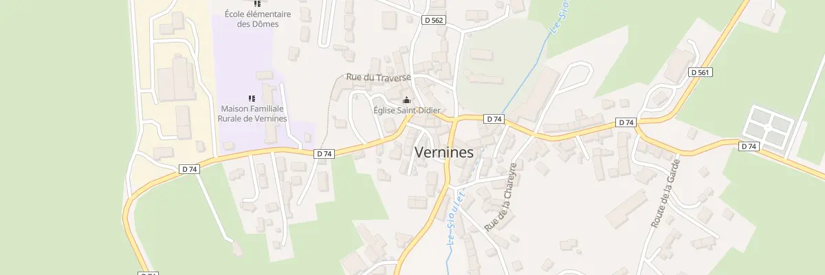 Plan du 5079 Bourg de Vernines à Vernines