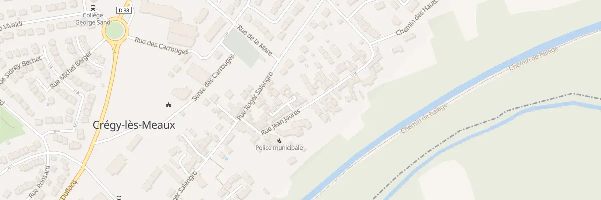 Plan du 41 Rue Jean Jaurés à Crégy-lès-Meaux