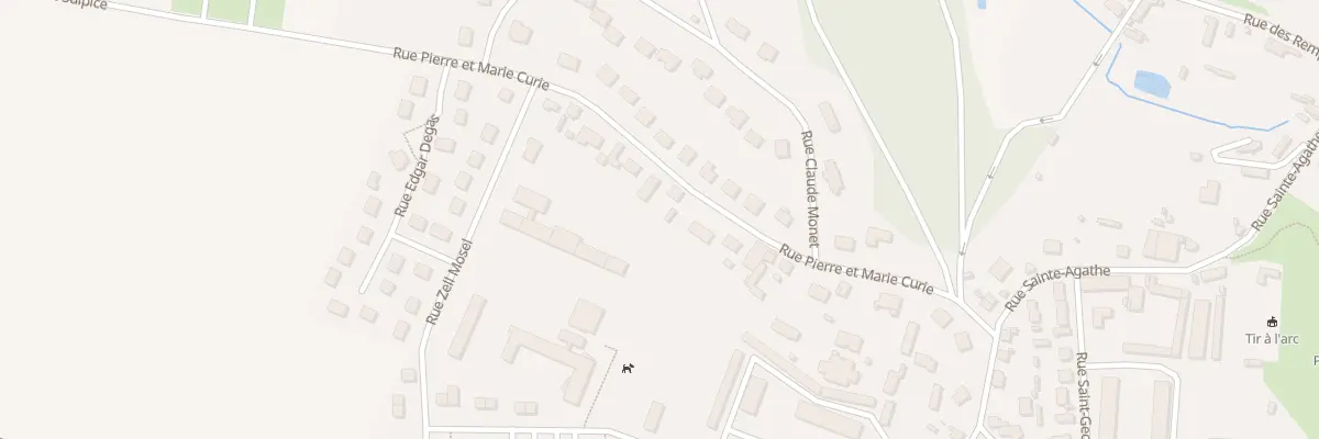 Plan du 23 Rue Pierre Marie Curie à Crépy-en-Valois