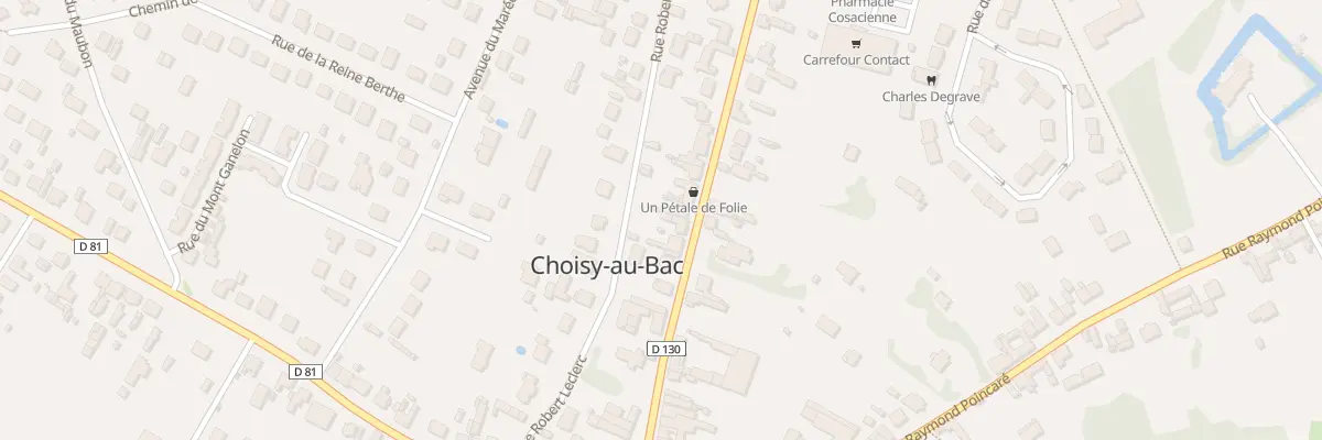Plan du 195 Rue Georges Clémenceau à Choisy-au-Bac