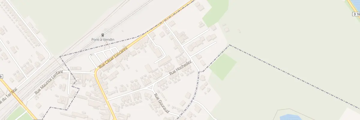Plan du 41 Rue Hochedez à Pont-à-Vendin