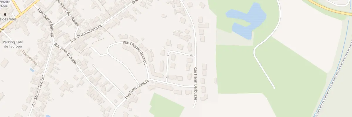 Plan du 8 Rue du Beau Marais à Billy-Berclau