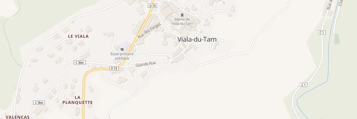 Plan du 152 Rue du Barry à Viala-du-Tarn