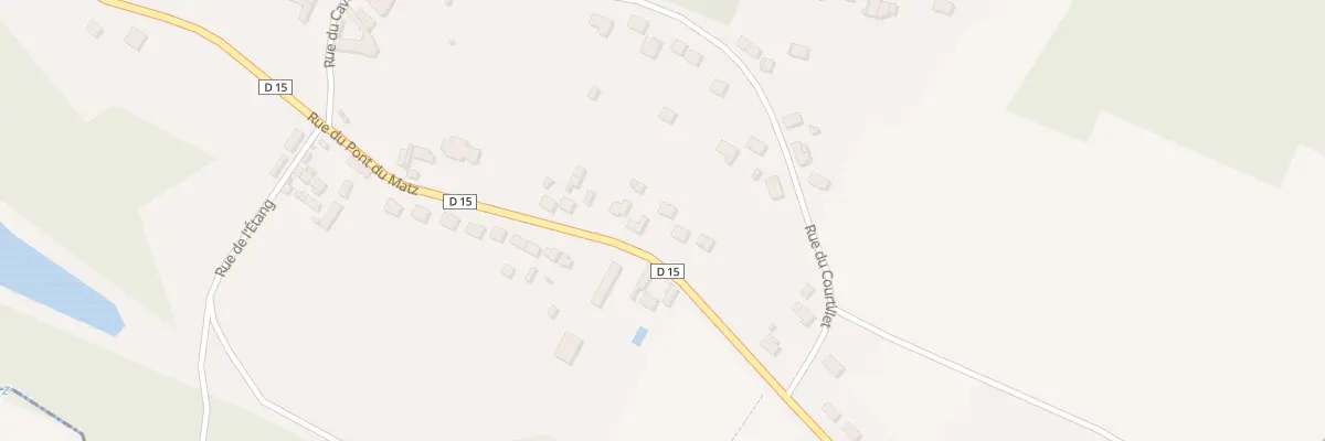 Plan du 44 Rue du Pont du Matz à Machemont