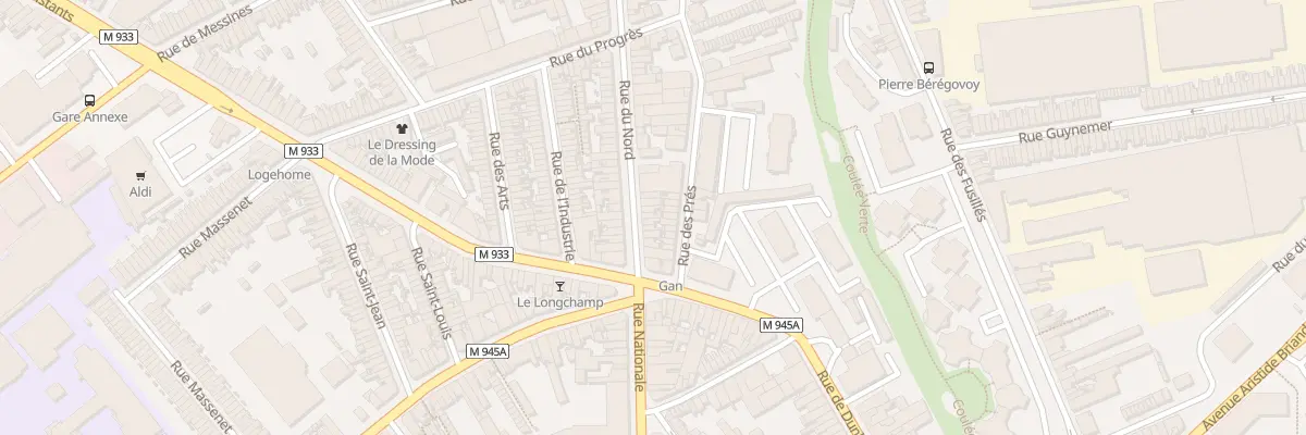 Plan du 12 Rue du Nord à Armentières