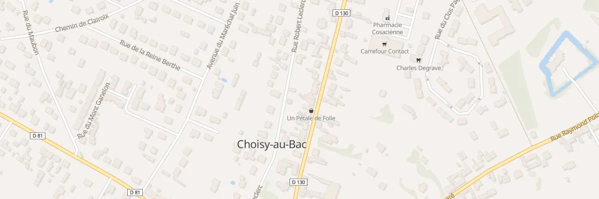 Plan du 237 Rue Georges Clémenceau à Choisy-au-Bac