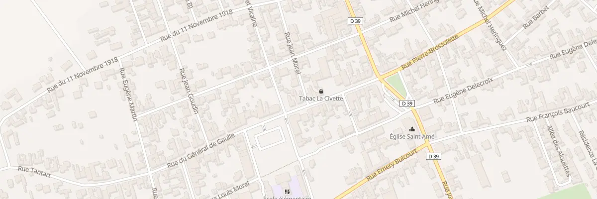 Plan du 25 Rue du Général de Gaulle à Annay