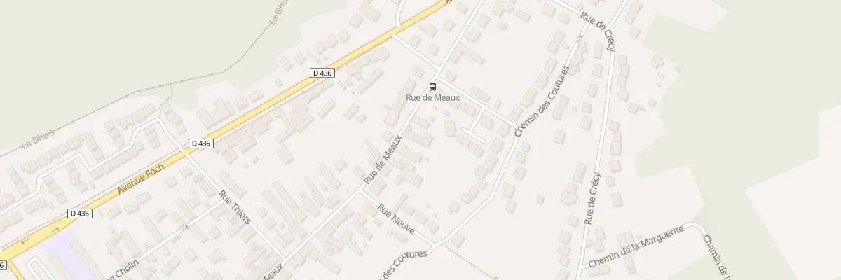 Plan du 84D Rue de Meaux à Quincy-Voisins