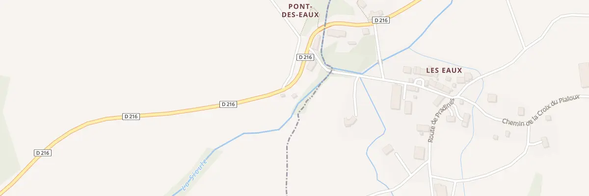 Plan du 5208 Pont des Eaux à Saint-Bonnet-près-Orcival