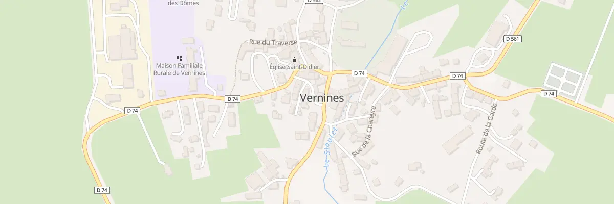 Plan du 5208 Bourg de Vernines à Vernines