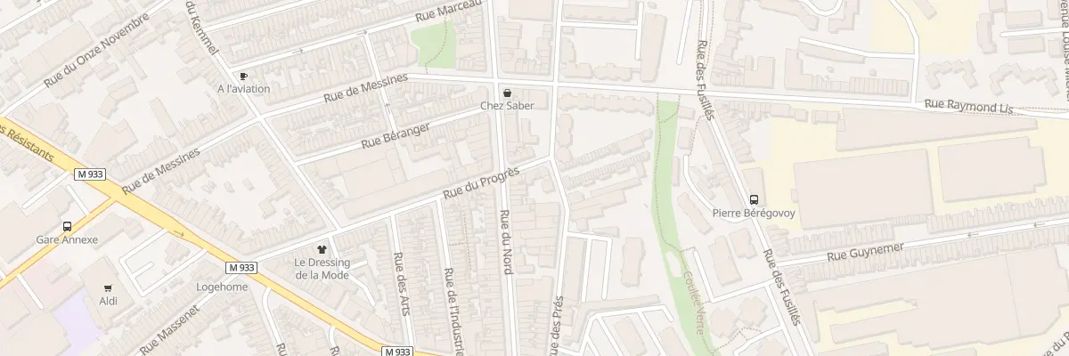 Plan du 1 Rue du Progres à Armentières