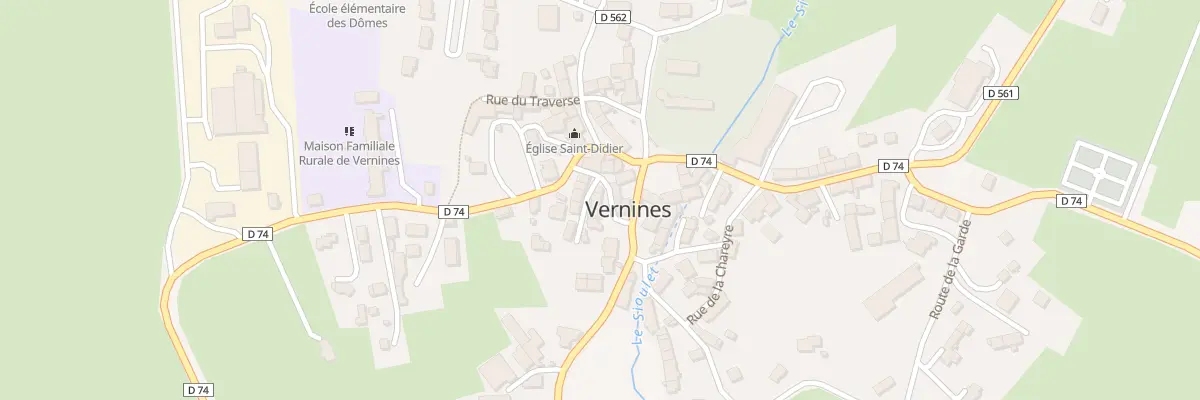 Plan du 5073 Bourg de Vernines à Vernines