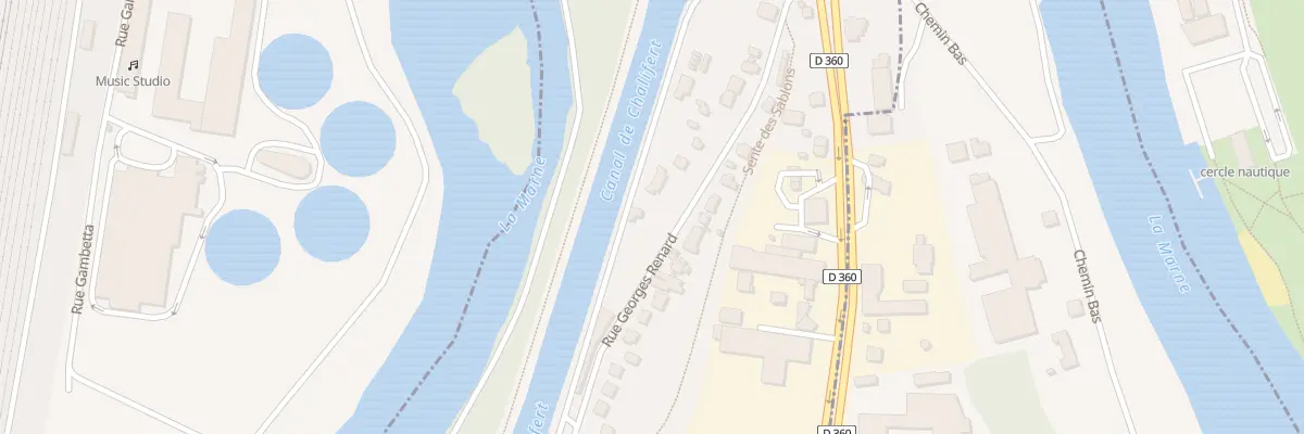 Plan du 18 Rue Georges Renard à Meaux