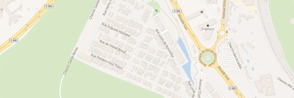 Plan du 15 Rue Auguste Mariette à Perpignan