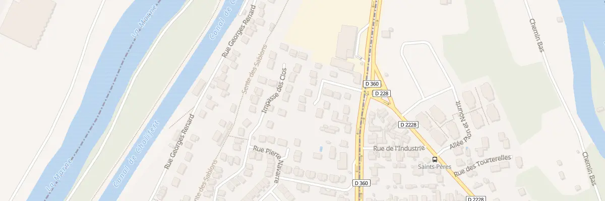 Plan du 15 Rue des Saints Pères à Meaux