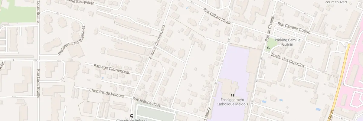 Plan du 30 Av Clémenceau à Meaux