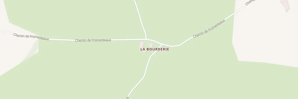Plan du 1736 Che de Fromenteaux à Louroux-Bourbonnais