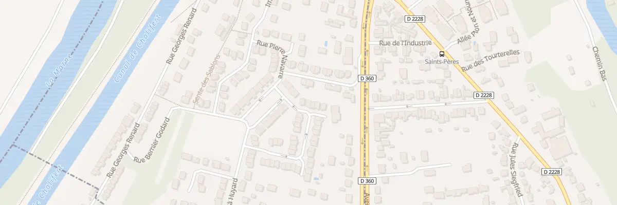 Plan du 54 Rue Louis Bougard à Meaux